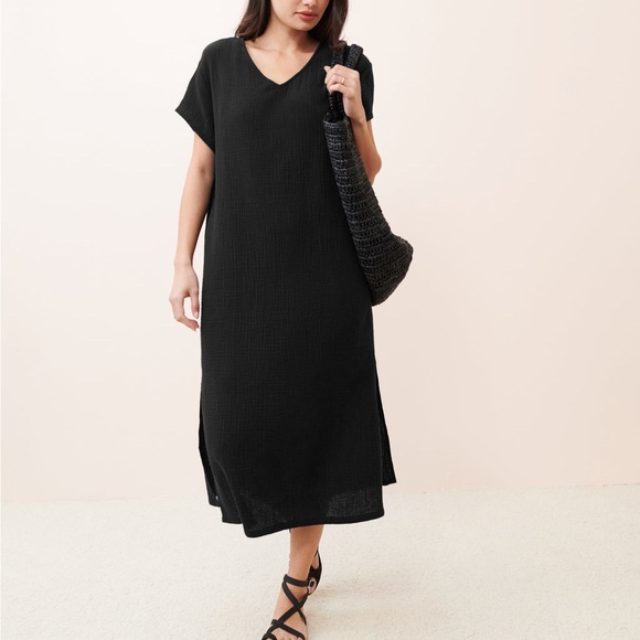 Jenni Kayne Dresses & Skirts - JENNI KAYNE Black Cypress Caftan Dress | M